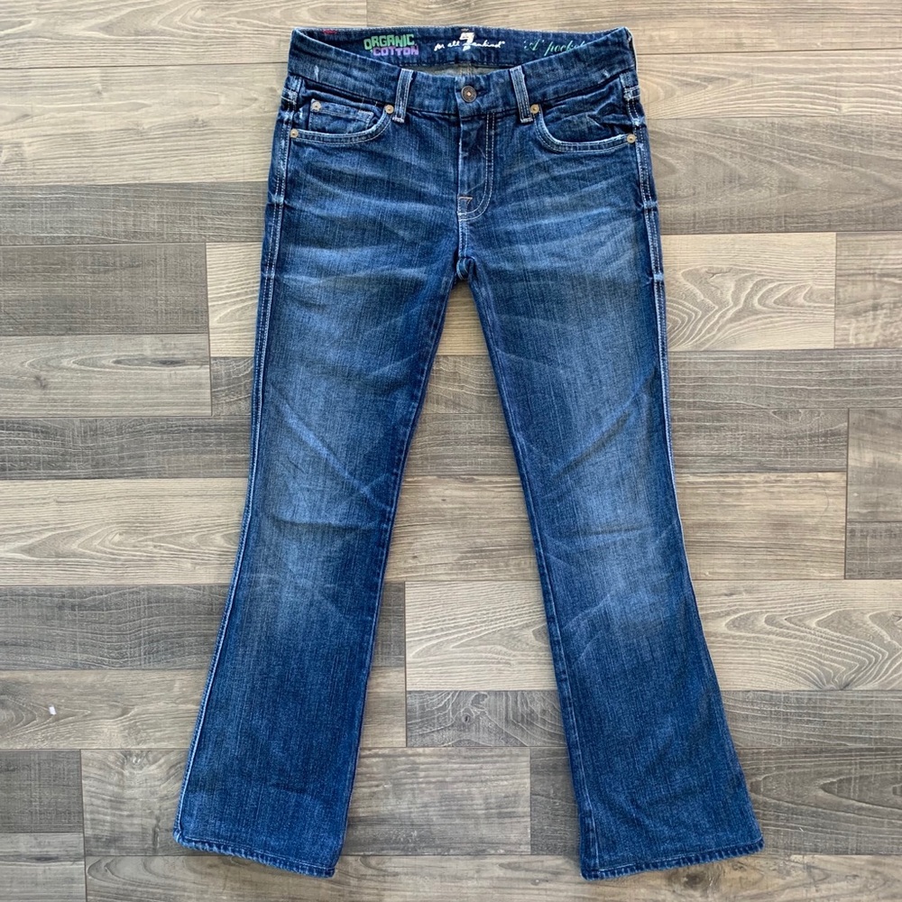 7 For All Mankind Organic Cotton A Pocket Bootcut Jeans